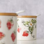 BOLTZE Marmeladendose Strawberry Keramik Dose