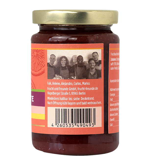 Erdbeere Holler Limette Fruchtaufstrich