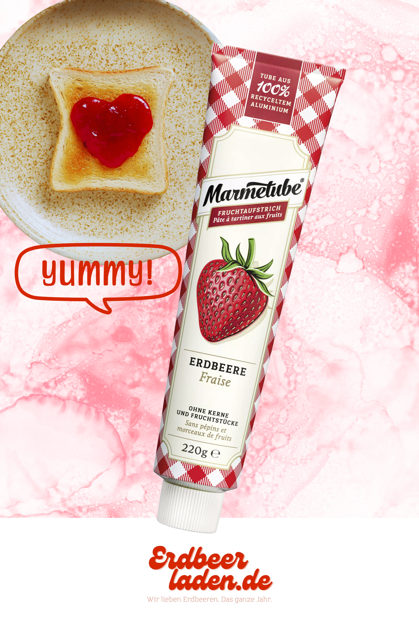 Marmetube® Erdbeere Marmelade