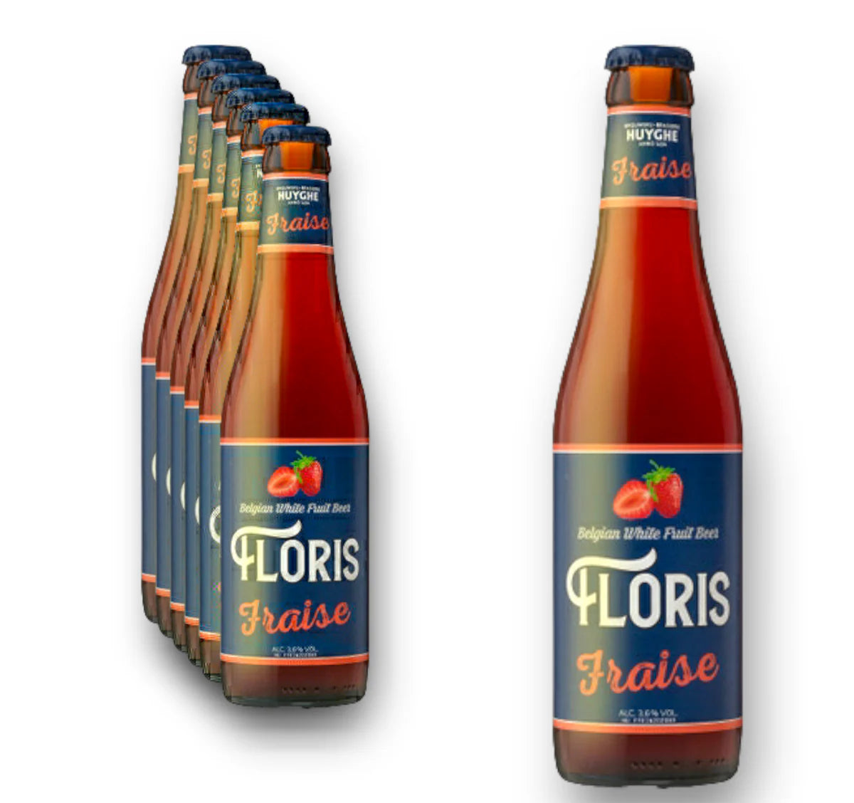 Floris Fraise Bier 0,33L - Erdbeerbier aus Belgien mit 3,6% VOL