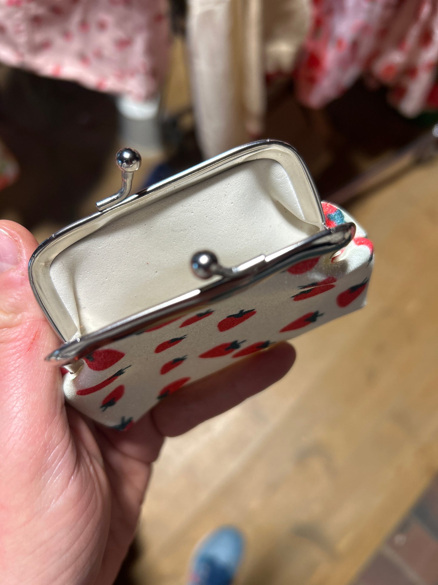 Portemonnaie Kinder Täschchen Erdbeere