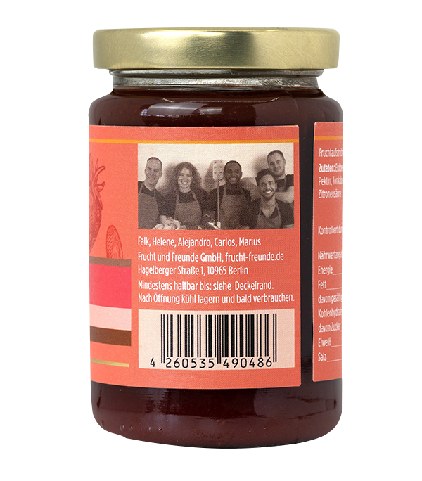 Erdbeere Tonkabohne Fruchtaufstrich