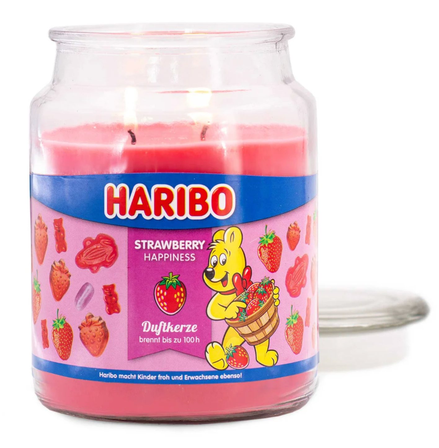 Duftkerze Haribo Strawberry Happiness - 510g