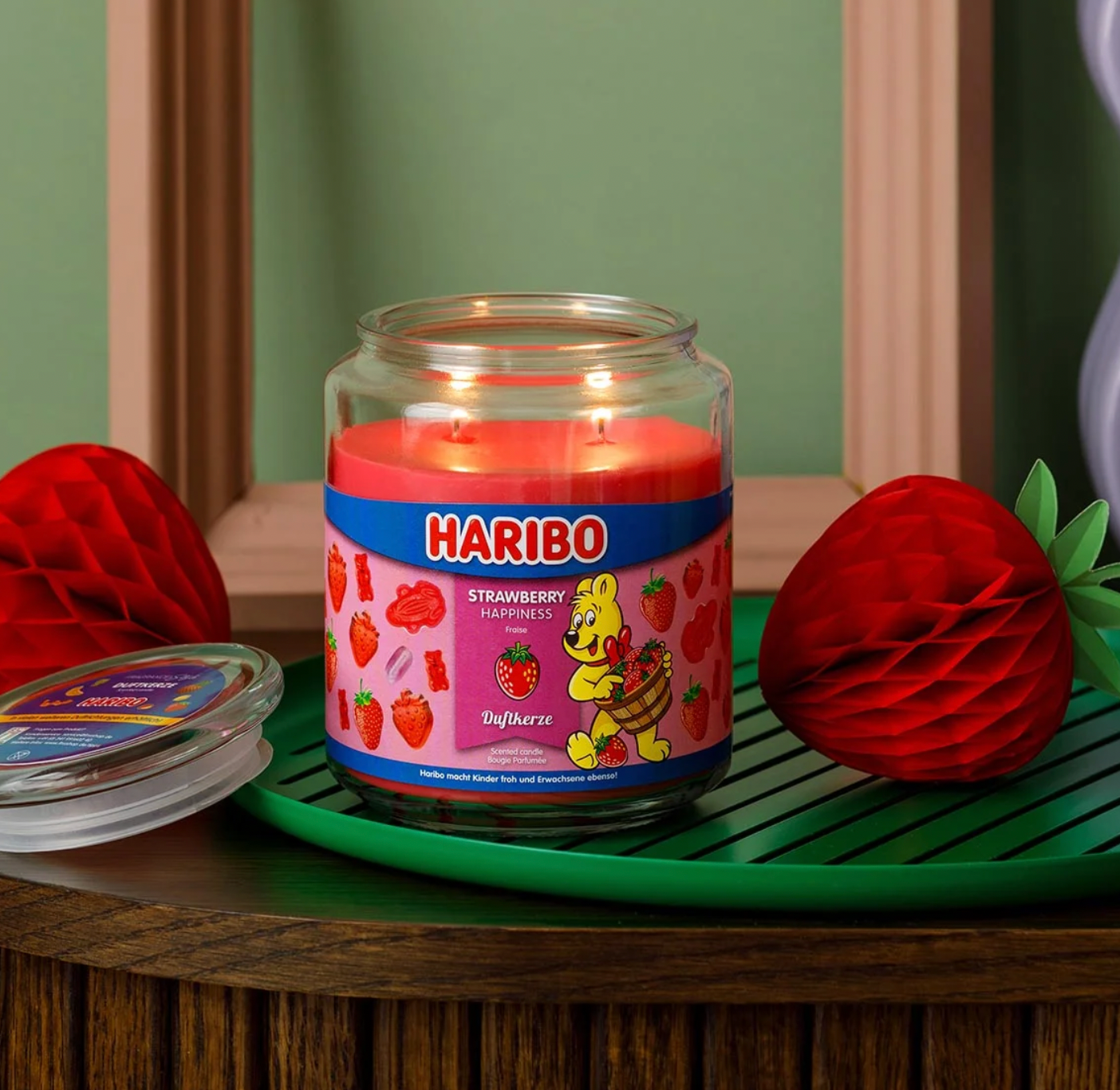 Duftkerze Haribo Strawberry Happiness - 510g