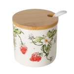 BOLTZE  Marmeladendose Strawberry Keramik Dose