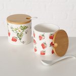 BOLTZE  Marmeladendose Strawberry Keramik Dose