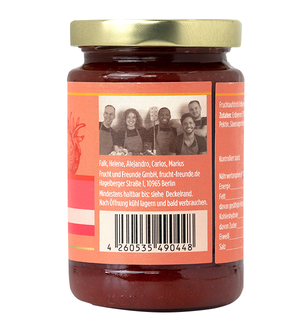 Erdbeere Pur Fruchtaufstrich Konfitüre