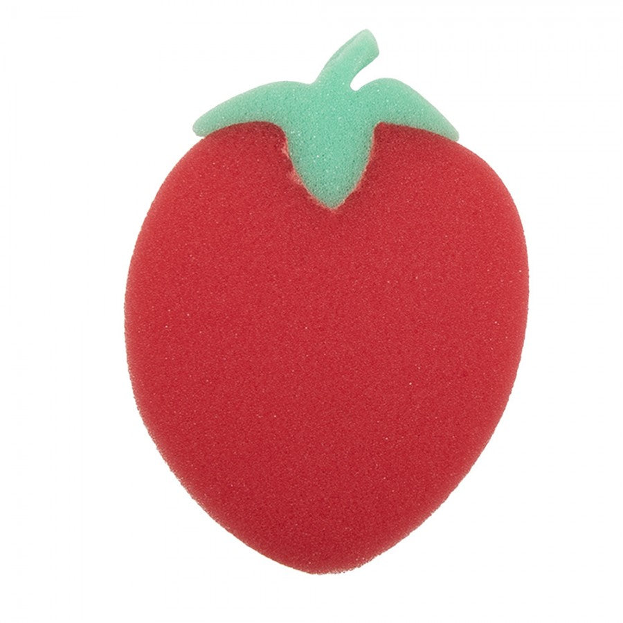 Badeschwamm Erdbeeren 13x3x10 cm Rot Synthetisch