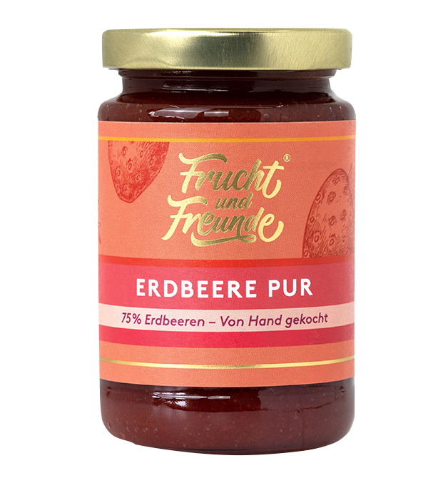 Erdbeere Pur Fruchtaufstrich Konfitüre