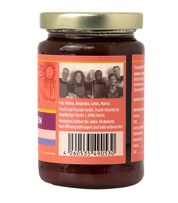 Erdbeere Sommerblüten Fruchtaufstrich